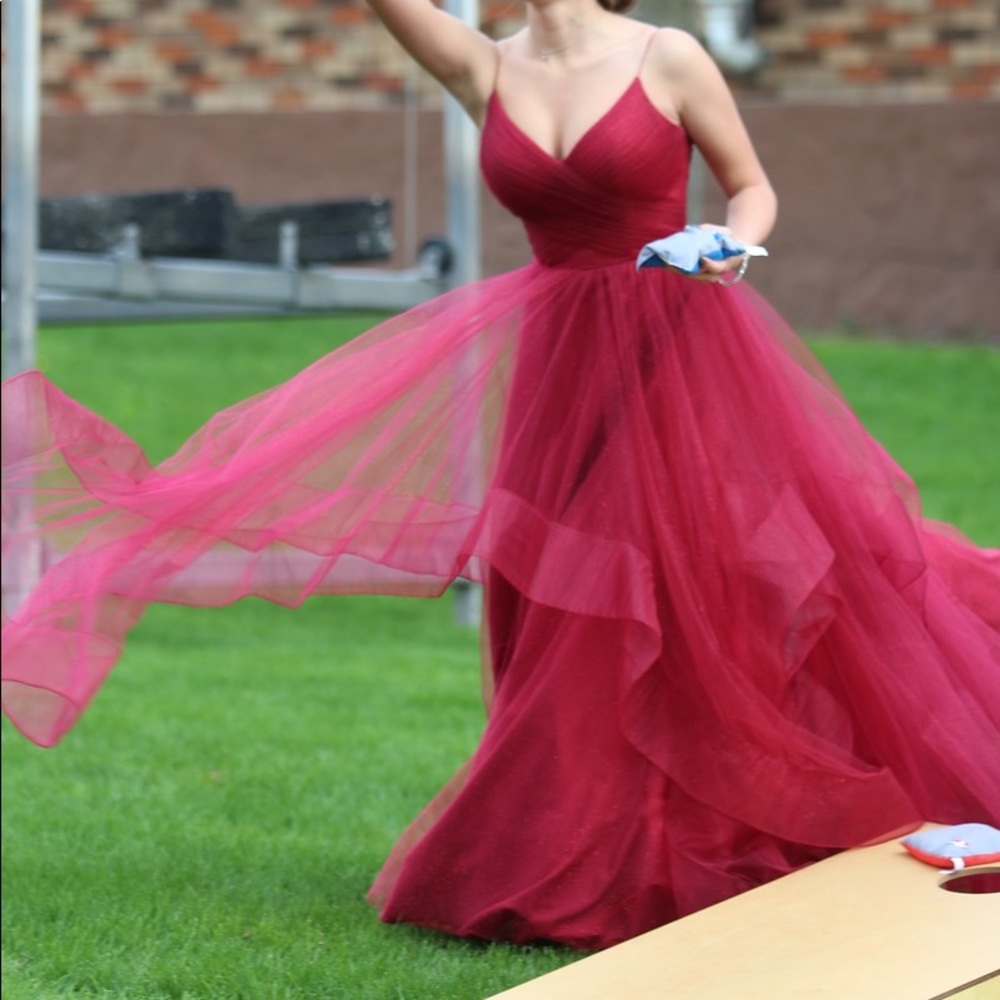 Red prom dress - Picture 2 of 6